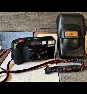 Canon Top Shot Sure Shot supreme Autoboy 3 quartz date bag 1990 Japan