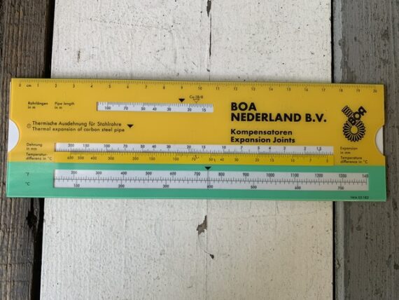 IWA slide rule chart