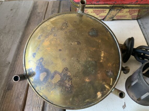 Standard 296 brass camping Stove in tin box 1950 Germany - Image 4