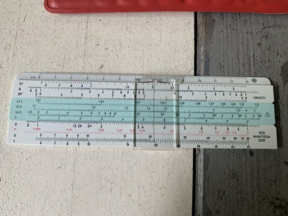 VEB Mantissa multi pocket slide rule full set 1970 GDR Germany - Image 6
