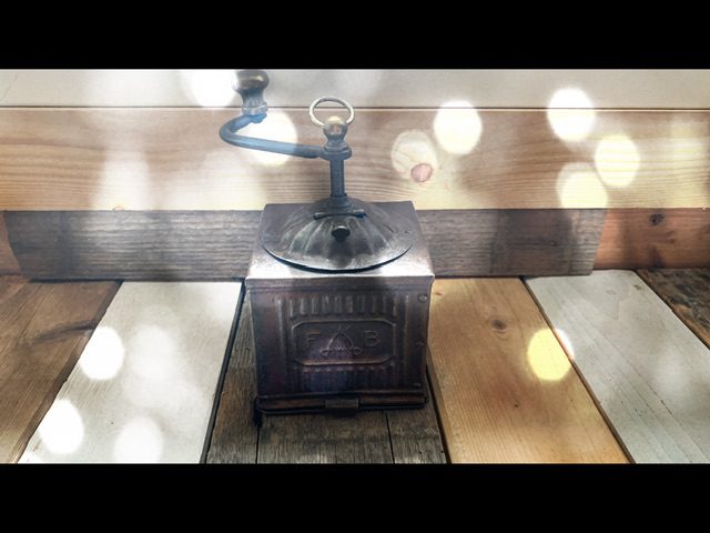 FB Tre Spade all metal coffee grinder 1930 Italy FB Tre Spade all metal coffee grinder 1930 Italy