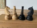 Chess set Staunton type K78 wood in box 1960 France - Image 3