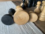 Chess set Staunton type K78 wood in box 1960 France - Image 2