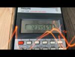 Philips SBC-1704 LCD calculator 1980 Taiwan Netherlands