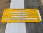 2x ALRO slide rule charts Philips Audio communications Miniwatt 1960 Holland - Image 3