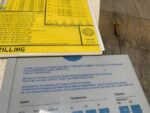 2x ALRO oil Spill and drilling slide charts 1980 Holland