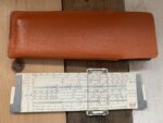 Keuffel Esser 68 1130 Deci-Lon 5 pocket slide rule case 1970 USA