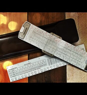 Nestler Polymath-Duplex pocket slide rule 0129 sleeve 1960 Germany
