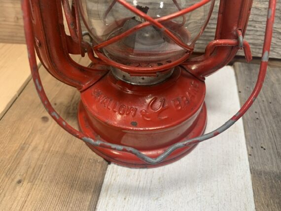 Swallow Brand 245 small red oil lantern kerosine 1980 China - Image 5