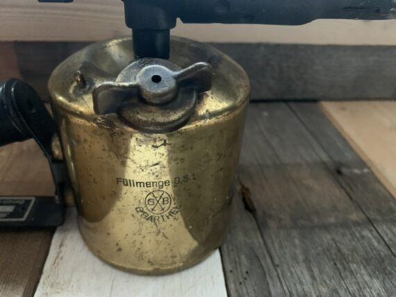 Gustav Barthel GB gasoline blow torch 1930 Germany
