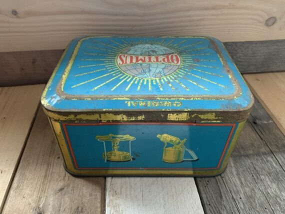 Optimus 00 small brass camping Stove box 1950 Sweden - Image 11