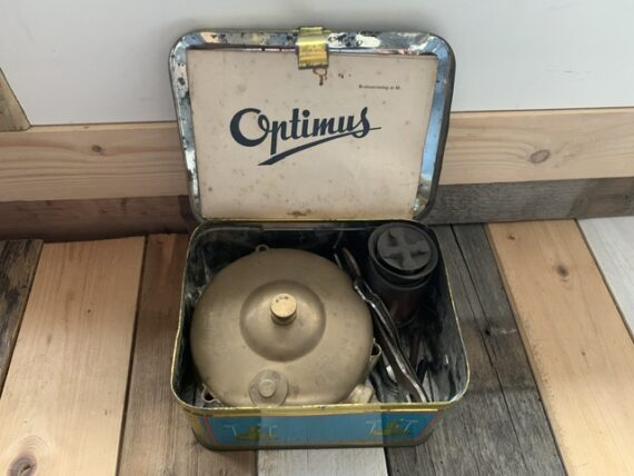 Optimus 00 small brass camping Stove box 1950 Sweden - Image 10