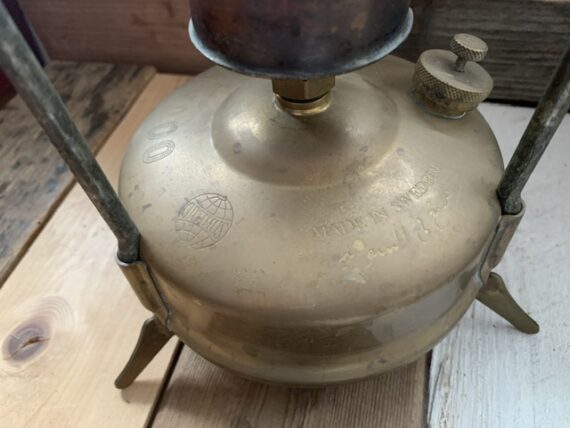 Optimus 00 small brass camping Stove box 1950 Sweden - Image 5