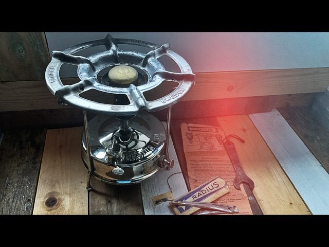 Radius 5S:or F nickle plated home stove accessories 1956 Sweden