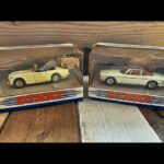 2x Dinky Matchbox DY-20 Triumph DY-28 Stag box 1980's China
