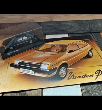 Metro Vanden Plas brochure and Lledo model Rover SD1 box 1980's England