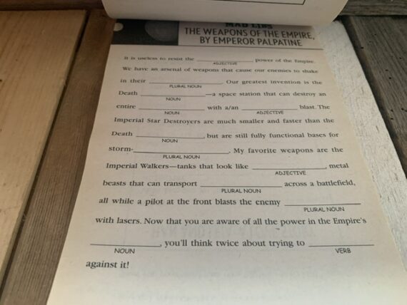 Star Wars mad libs 2008 word game booklet Penguin USA - Image 4