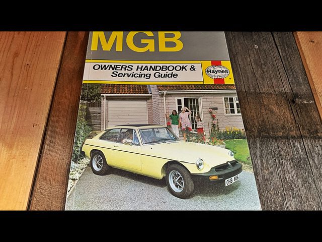 MGB owners handbook 1987 Haynes England MGB owners handbook 1987 Haynes England