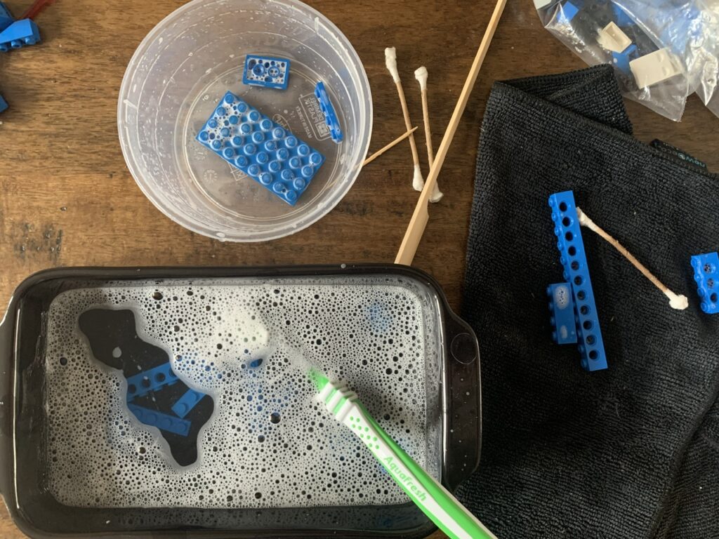washing cleaning classic space lego