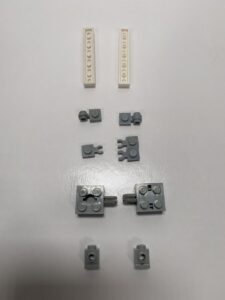 Lego elements with their redesigned counterparts