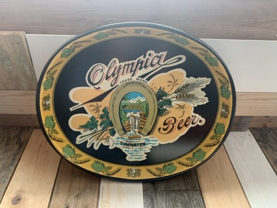 Olympia Tumwater beer serving waiter tray 1981 USA - Image 6