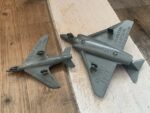 2x Dinky Toys 734 735 airplanes Javelin swift 1960's England - Image 3
