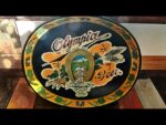 Olympia Tumwater beer serving waiter tray 1981 USA