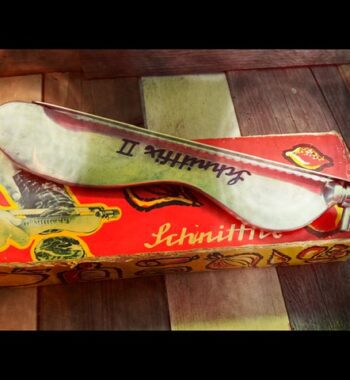 Schnittfix 2 bread knife box Man Tool 1970 Germany