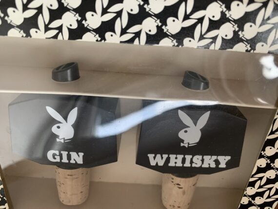 2x Gin Whisky measure pourer Playboy New Old Stock 1980 England - Image 2