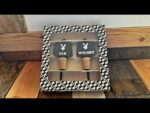 2x Gin Whisky measure pourer Playboy New Old Stock 1980 England