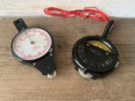 2x Map measuring wheel bakelite aluminum man tool 1960 USSR - Image 4