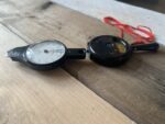 2x Map measuring wheel bakelite aluminum man tool 1960 USSR - Image 2
