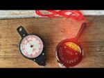 2x Map measuring wheel bakelite aluminum man tool 1960 USSR