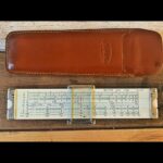 Sun Hemmi 149 pocket slide rule sleeve 1950 Japan