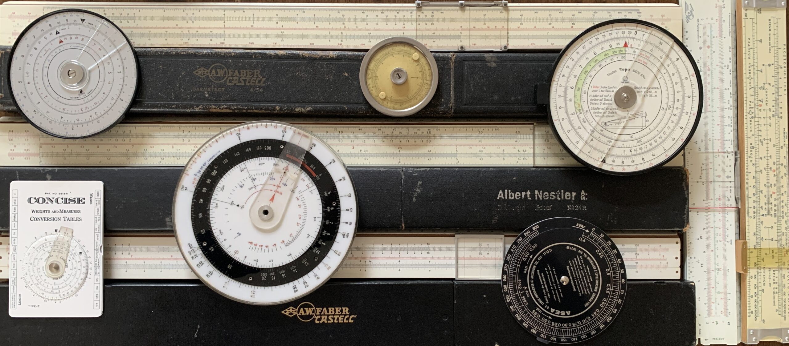 background slide rule archive