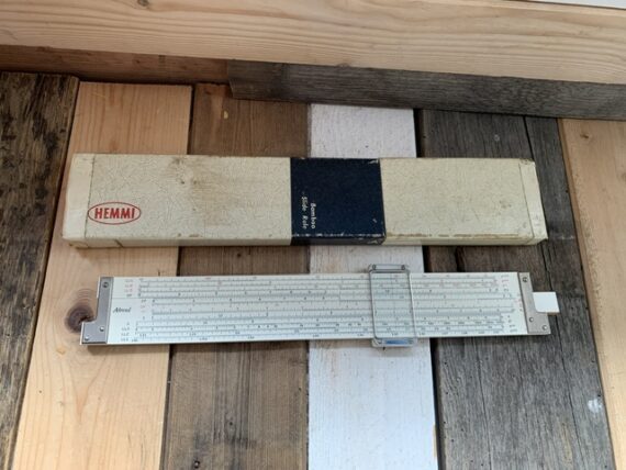 Ahrend Sun Hemmi 260 University Slide rule case manual Japan 1966 Netherlands - Image 2