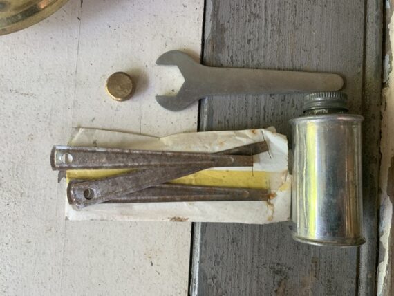 Standard 296 brass camping Stove complete set box 1970 Germany - Image 8