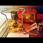 Standard 296 brass camping Stove complete set box 1970 Germany