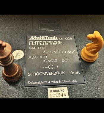 Multitech Enterprise CC 009 chess computer CXG-009 1984 Hong Kong