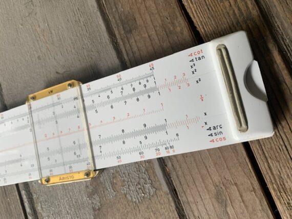 Aristo 0956 Bildflug military airplane Photo slide rule 1970 Germany - Image 7