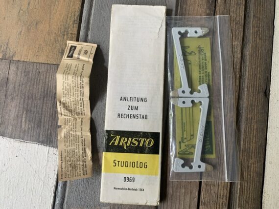 Aristo 0969 Studiolog slide rule full set 1970 Germany - Image 7