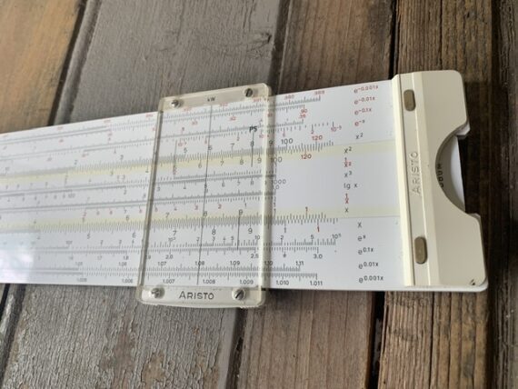 Aristo 0969 Studiolog slide rule full set 1970 Germany - Image 4