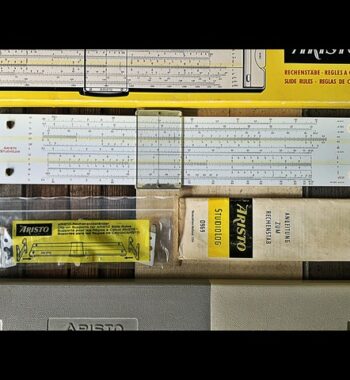Aristo 0969 Studiolog slide rule full set 1970 Germany