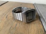 Seiko M159-5010 Quartz LCD chronograph white steel 1976 Japan - Image 5