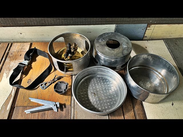 Optimus 88 camping Stove Svea 123R full outfit 1975 Sweden