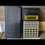 Casio College fx-80 scientific calculator pouch 1979 Japan