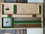 R.Reiss rectangular protractor survey map scale rules set in box 1925 Germany