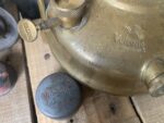 Ernst Hãhnel Vulcano collapsible brass stove 1960 Germany