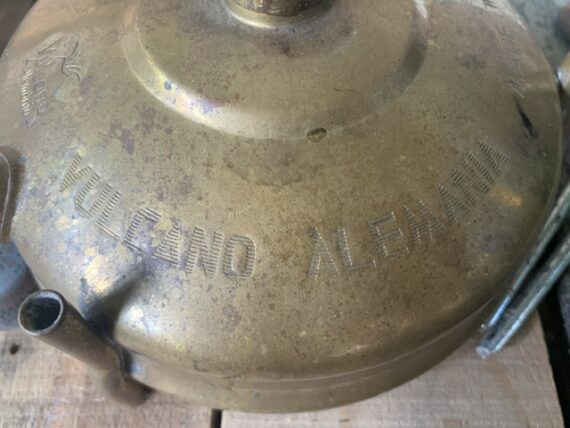 Ernst Hãhnel Vulcano collapsible brass stove 1960 Germany - Image 4