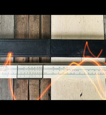Nestler arc firing slide rule Geratekonstante Winkelsekunde 1940 Germany